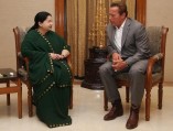 Arnold Schwarzenegger meets Indian Celebrities