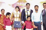 Celebrities at Ajay Ratnam's son wedding Receptions