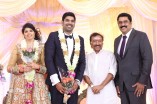 Celebrities at Ajay Ratnam's son wedding Receptions