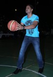 Celebrities at State Level Basketball Touarnament 