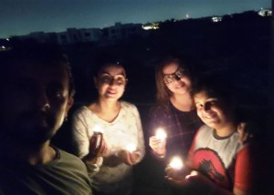 Celebrities photos with Diya and Torchlights to stand united against Corona