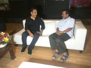 Delhi CM Arvind Kejriwal Meets Kamal Haasan