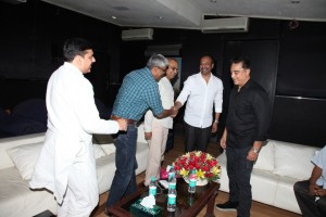 Delhi CM Arvind Kejriwal Meets Kamal Haasan