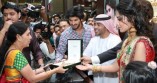 Dulquer and Shriya at Malabar Gold Abu Dhabi