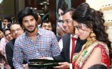 Dulquer and Shriya at Malabar Gold Abu Dhabi