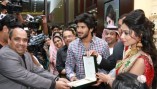Dulquer and Shriya at Malabar Gold Abu Dhabi