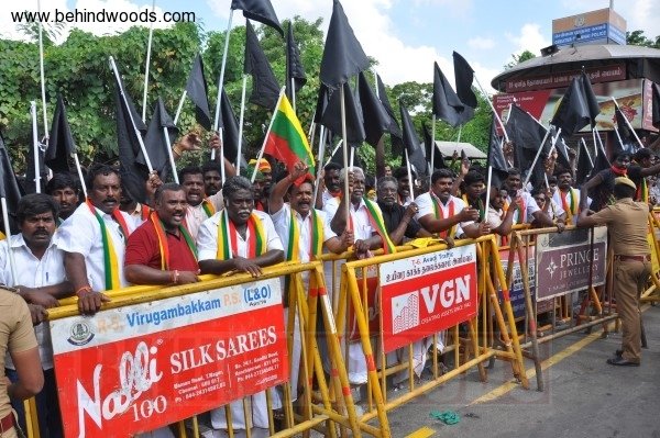 Go Back Modi Protest in Tamil Nadu