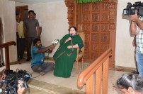 J Jayalalitha meets press