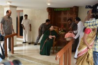 J Jayalalitha meets press