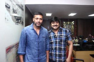 Jayamravi's Bogan Success Celebration at Kamala Cinemas.