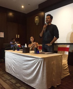 Kaatru Veliyidai Movie promotion At Kochi