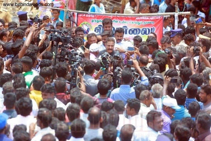 Kamal Haasan's protest against Sterlite