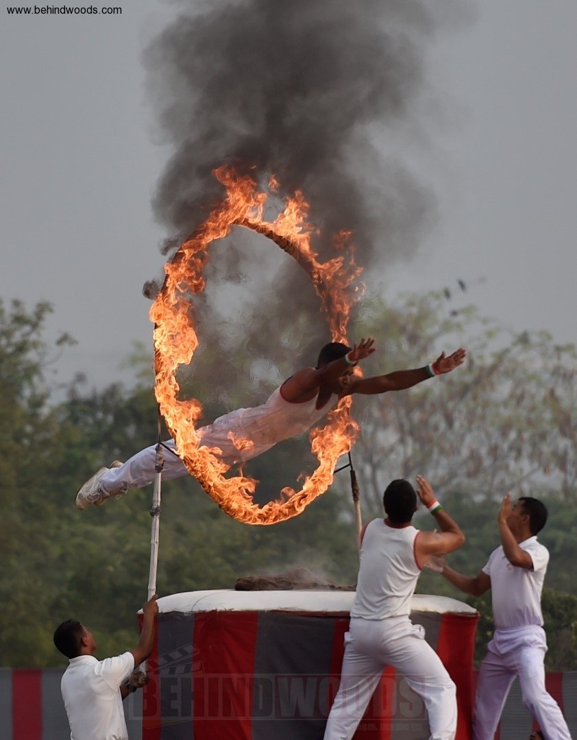 Mindblowing: Crazy Stunts at Chennai Officers Training Academy!