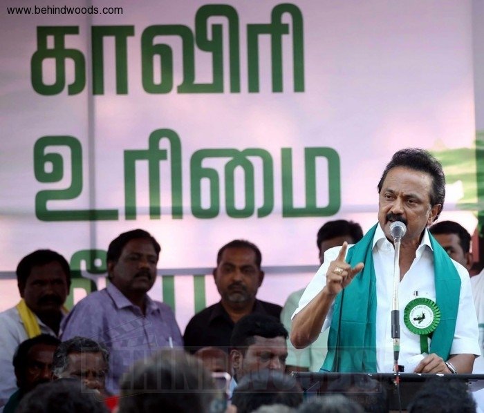 MK Stalin's mega rally for Cauvery Management Board Formation