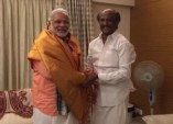 Narendra Modi meets Superstar Rajinikanth