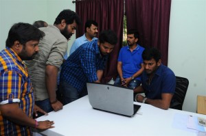 Ondikkatta Team Meet With Vishal And Prabhu Deva