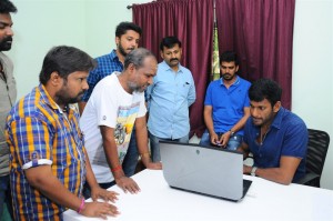 Ondikkatta Team Meet With Vishal And Prabhu Deva