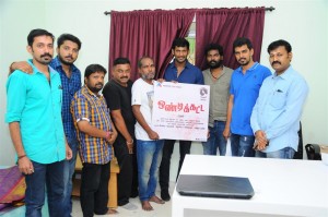 Ondikkatta Team Meet With Vishal And Prabhu Deva