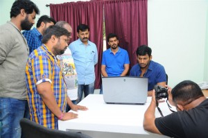 Ondikkatta Team Meet With Vishal And Prabhu Deva