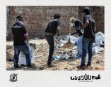 Papparapaam Team began their movie by Cleaning the City