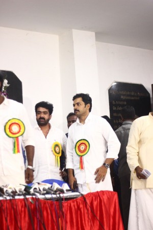 Press Meet of Nadigar Sangam