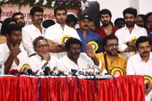 Press Meet of Nadigar Sangam