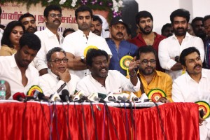 Press Meet of Nadigar Sangam