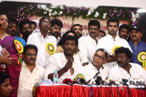 Press Meet of Nadigar Sangam