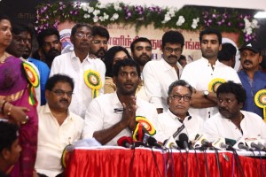 Press Meet of Nadigar Sangam