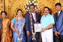 Producer LMM Muralidharan(Lakshmi Movie Maker's) Son M.Gokul Krishnan Wed's S.Roopini