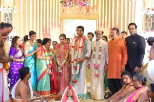 RAJINIKANTH daughter Soundarya wedding 