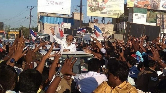 Rajinikanth at MGR Statue Opening Function