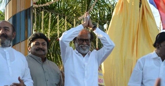 Rajinikanth at MGR Statue Opening Function