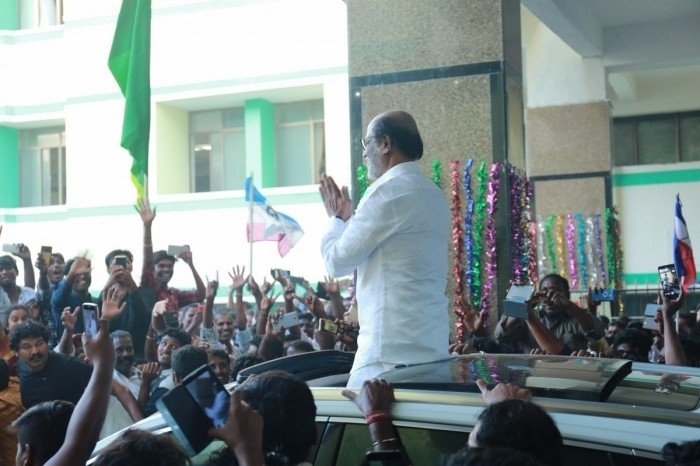Rajinikanth at MGR Statue Opening Function