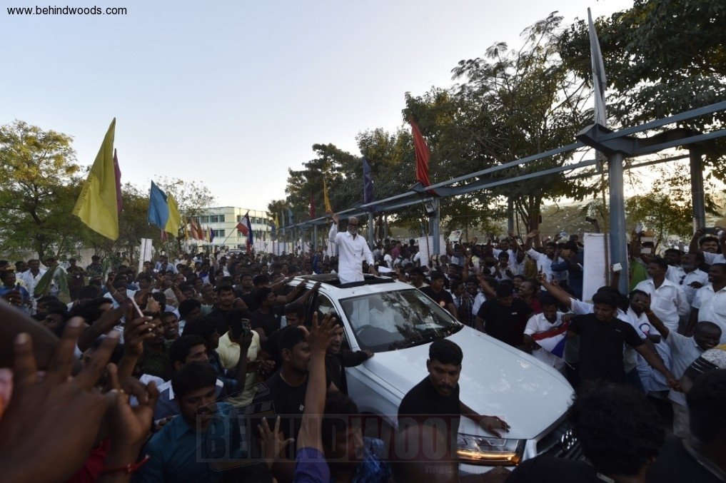 Rajinikanth Unveiled MGR's Statue at the Dr MGR Educational and Research Institute