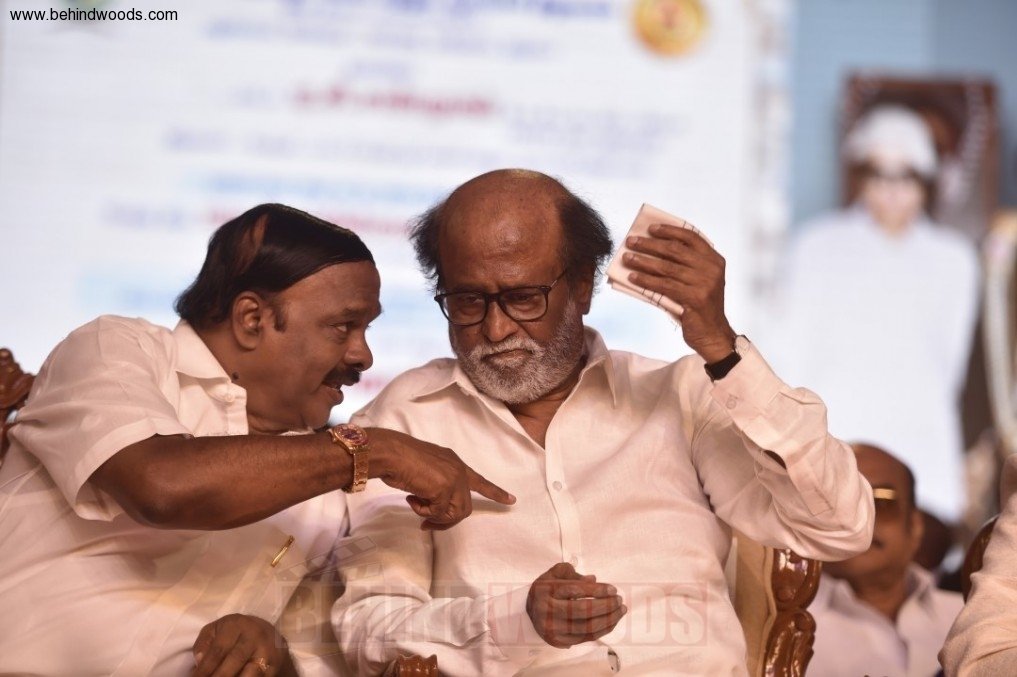 Rajinikanth Unveiled MGR's Statue at the Dr MGR Educational and Research Institute