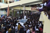 Rajinikanth Unveiled MGR's Statue at the Dr MGR Educational and Research Institute