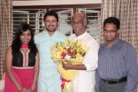 Rajinikanth wishes the newly wed Raja