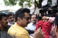 Sarathkumar filing Nomination