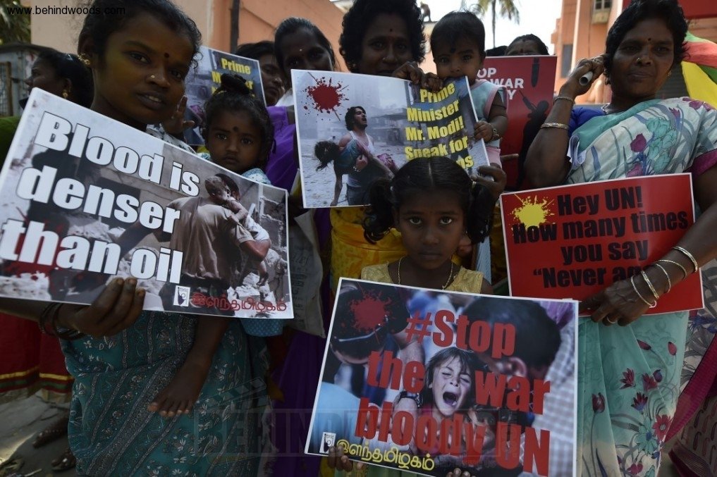 Seeman, Thirumavalavan Protests Against The Killings in Syria