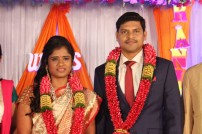 Seenu Ramasamy's sister Anitha wedding reception photos
