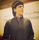 Shah Rukh Khan at Dubai with Happy New Year Team