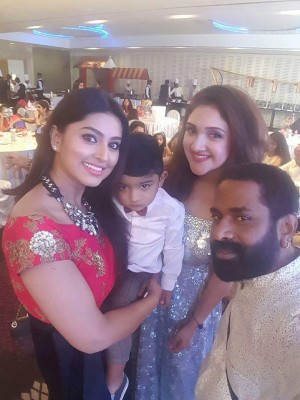 Sridevi Vijaykumar and Rahul's daughter Rupikaa first birthday celebrations