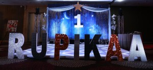 Sridevi Vijaykumar and Rahul's daughter Rupikaa first birthday celebrations