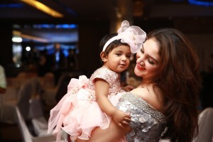 Sridevi Vijaykumar and Rahul's daughter Rupikaa first birthday celebrations