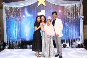 Sridevi Vijaykumar and Rahul's daughter Rupikaa first birthday celebrations