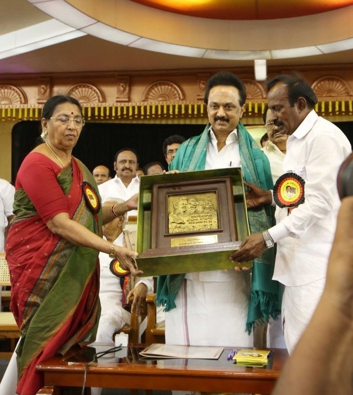 Stalin at DMK's Regional Conference in Erode