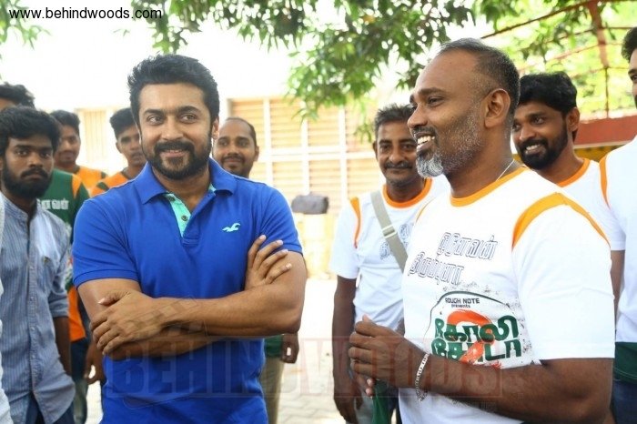 Suriya flags off the GST Vandi