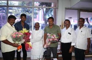 Tamil Film Producers Council Office Bearers Meet Ilayaraja