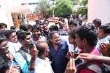 Team Vanavarayan Vallavarayan Meets Fans in Theater 
